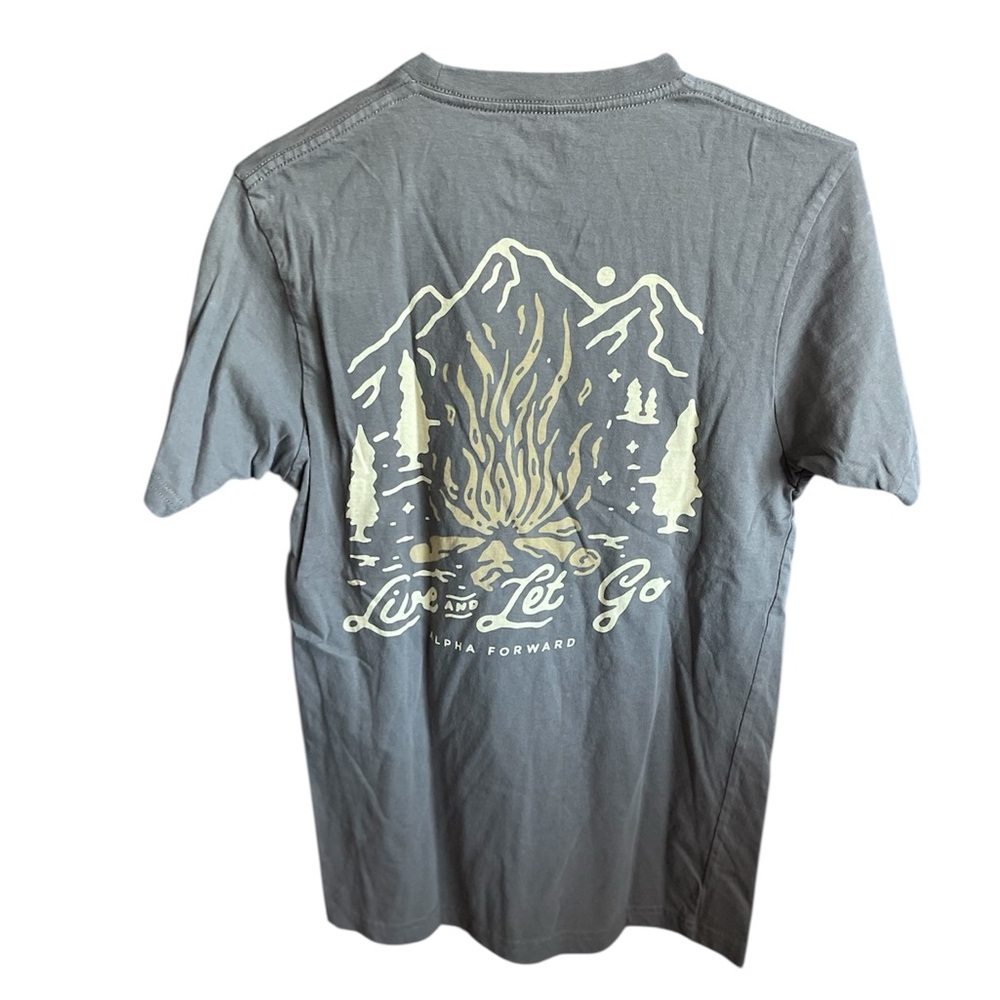 Alph Forward Gray Graphic T-Shirt